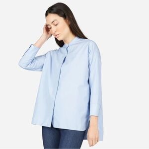 Everlane collarless square shirt 00